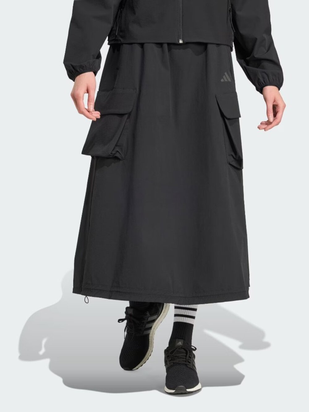 Adidas City Tech Cargo Skirt Black Size XS NWT